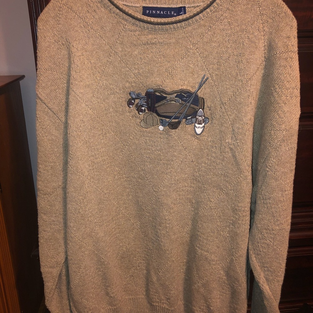 Men’s Golf themed sweater L